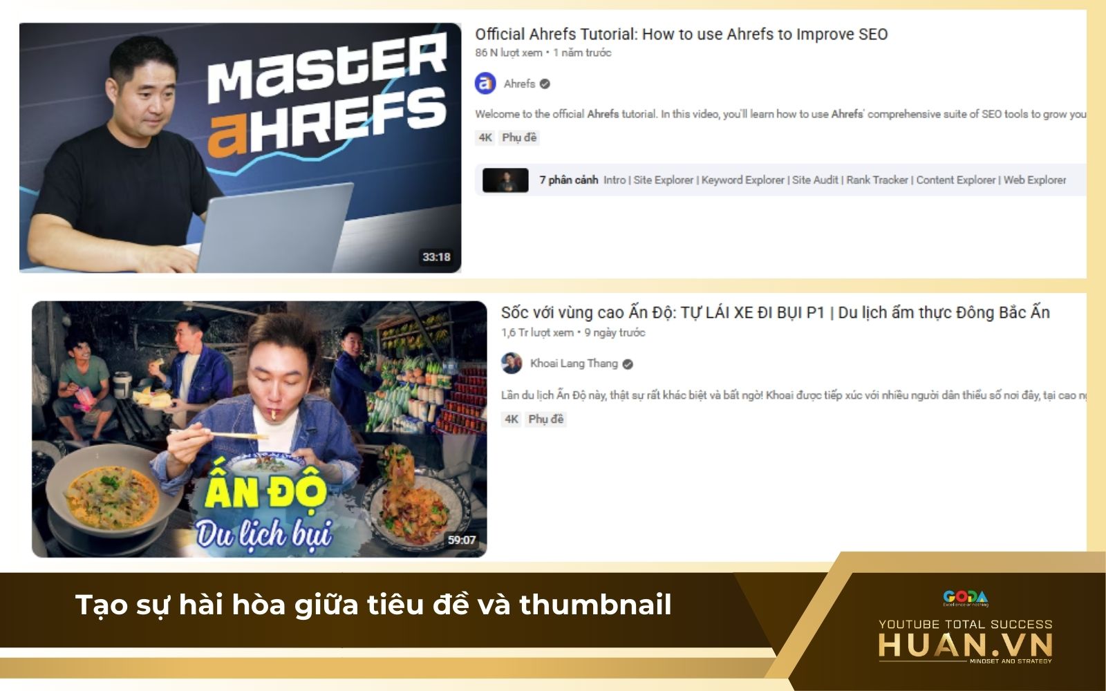 Cách đặt tiêu đề video YouTube đồng bộ với thumbnail Cách đặt tiêu đề video YouTube đồng bộ với thumbnail
