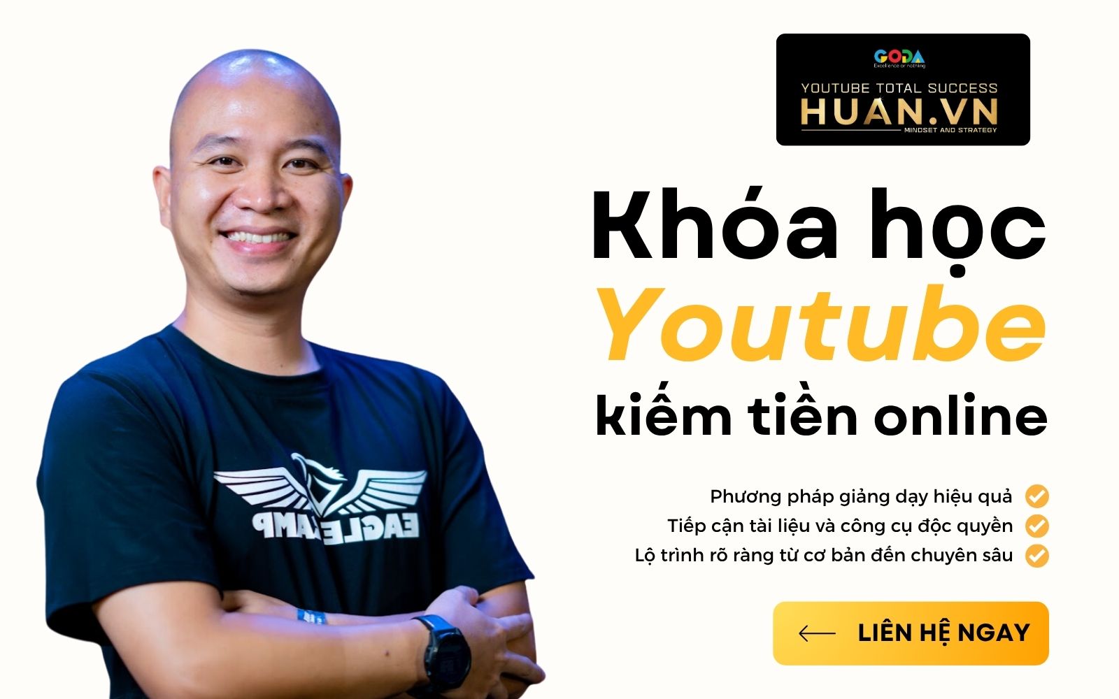 Khóa học YouTube chuyên sâu tại Huân Academy