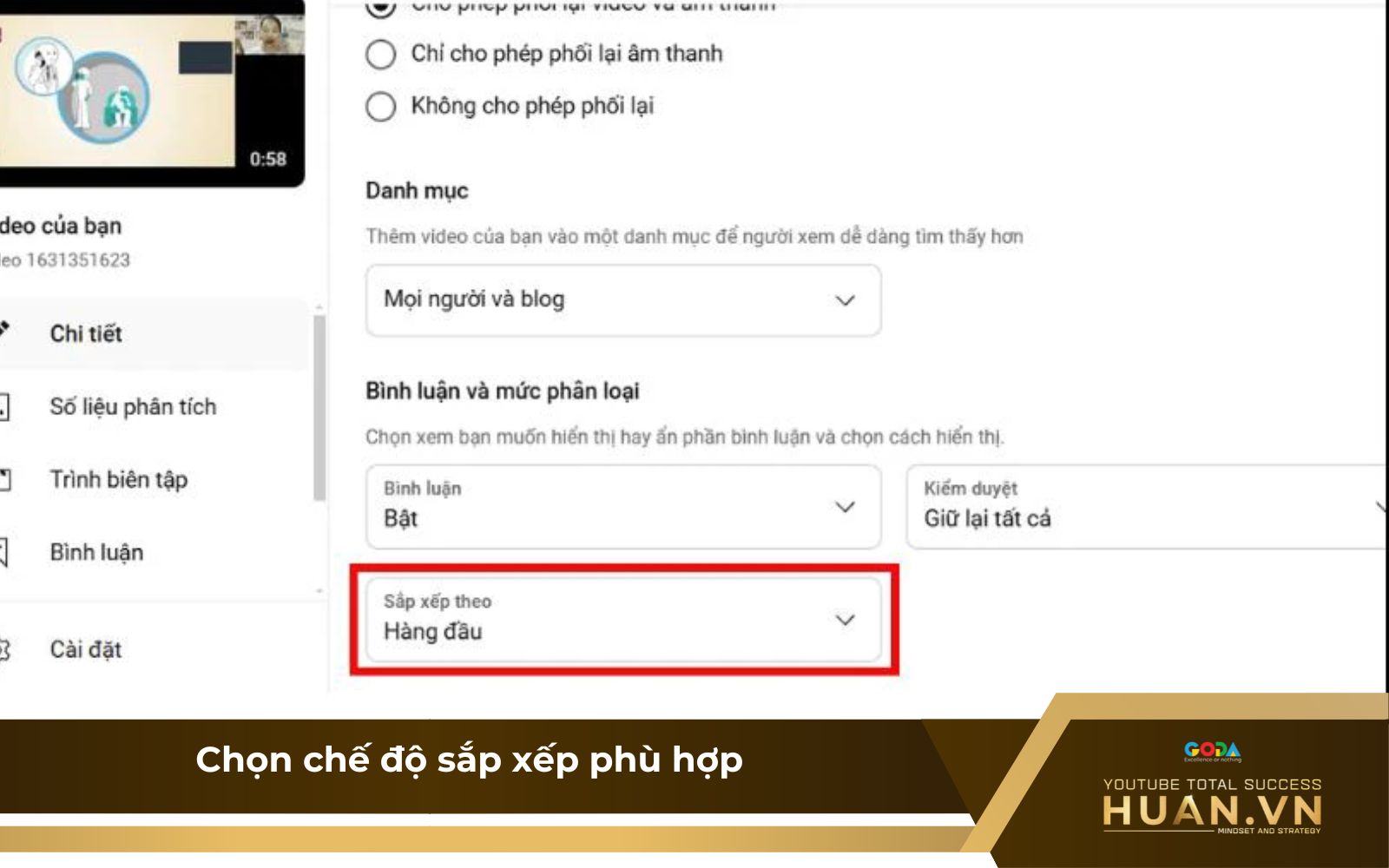 thay-doi-che-do-xem-binh-luan-b2-chon-che-do-sap-xep Chọn vào chế độ sắp xếp phù hợp