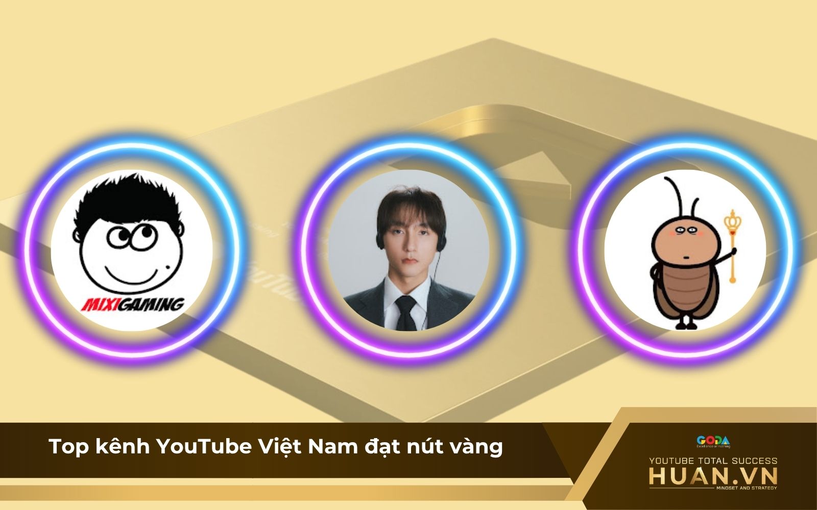 Một nút vàng YouTube được bao nhiêu tiền? Top kênh đạt nút vàng Một nút vàng YouTube được bao nhiêu tiền? Top kênh đạt nút vàng