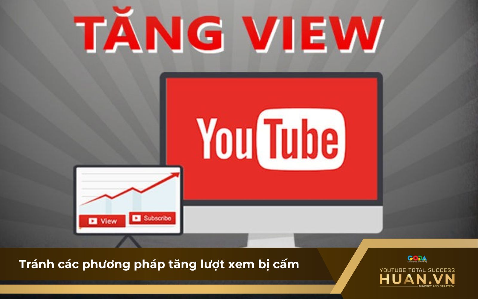 Tránh phương pháp tăng lượt xem bị cấm để hạn chế Shadowban YouTube