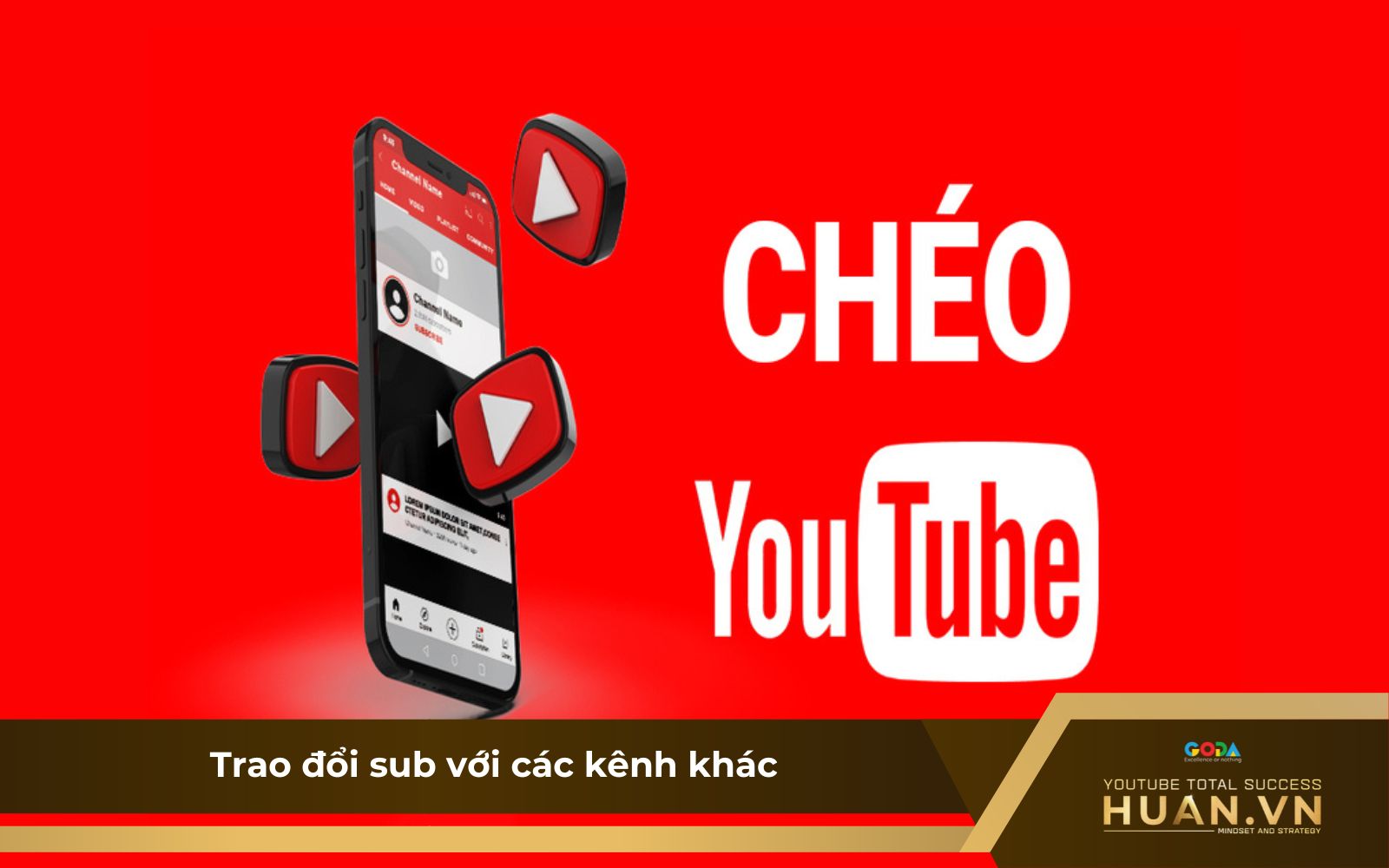 Trao đổi chéo sub cũng là một cách tăng lượt đăng ký theo dõi trên YouTube