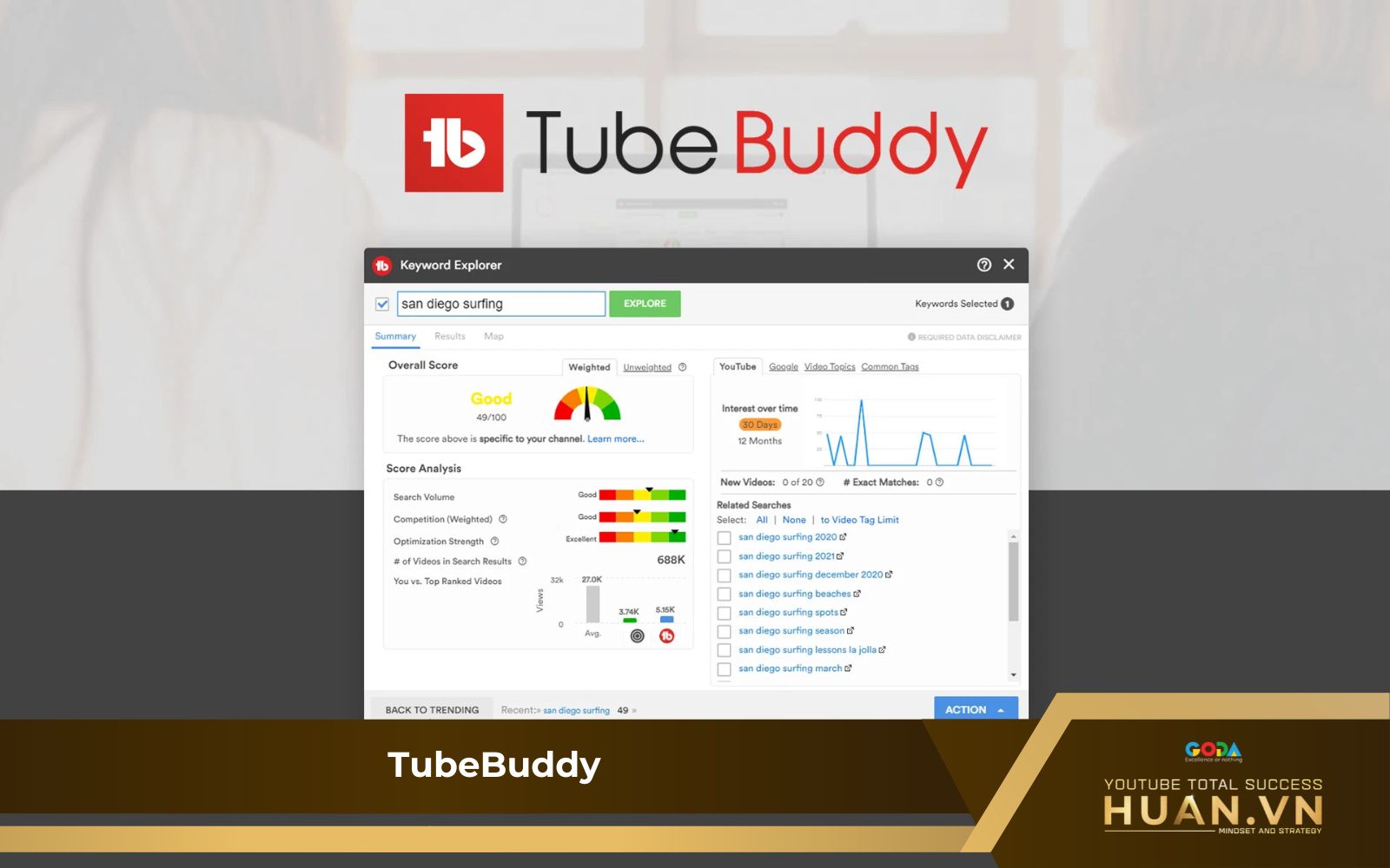 TubeBuddy được sử dụng phổ biến trong SEO YouTube