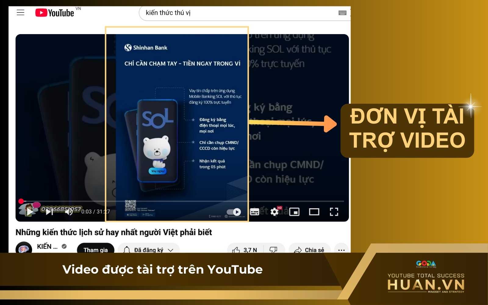 video-duoc-tai-tro-tren-youtube-la-gi Mẫu video được đơn vị hoặc thương hiệu tài trợ trên YouTube