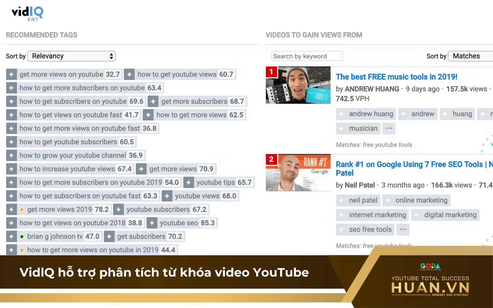 vidiq-ho-tro-phan-tich-tu-khoa-video-youtube Tính năng nổi bật của VidIQ là gì? Đó là phân tích từ khóa hiệu quả