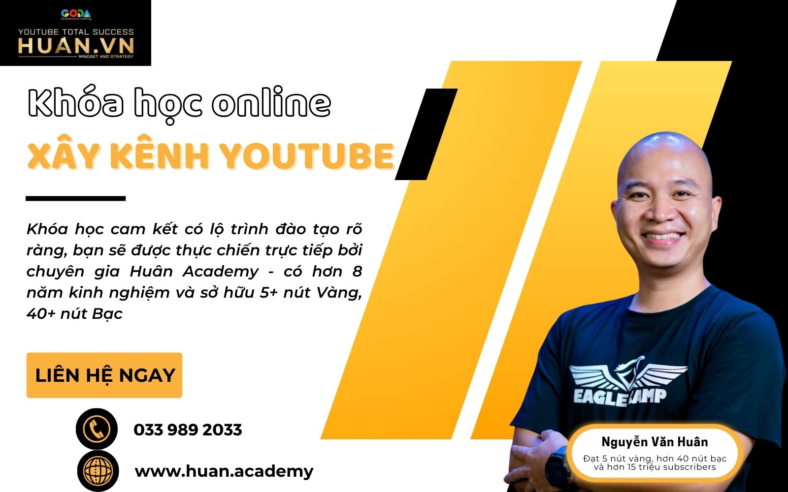 Tham gia ngay khóa học tại Huân Academy để biết cách nhận biết video có bản quyền