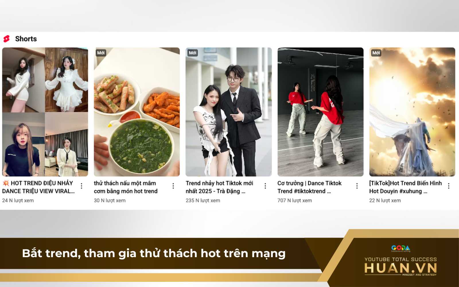 y-tuong-lam-video-youtube-shorts-bat-trend-xu-huong Video YouTube Shorts thu hút người xem nhờ ý tưởng “bắt trend” xu hướng
