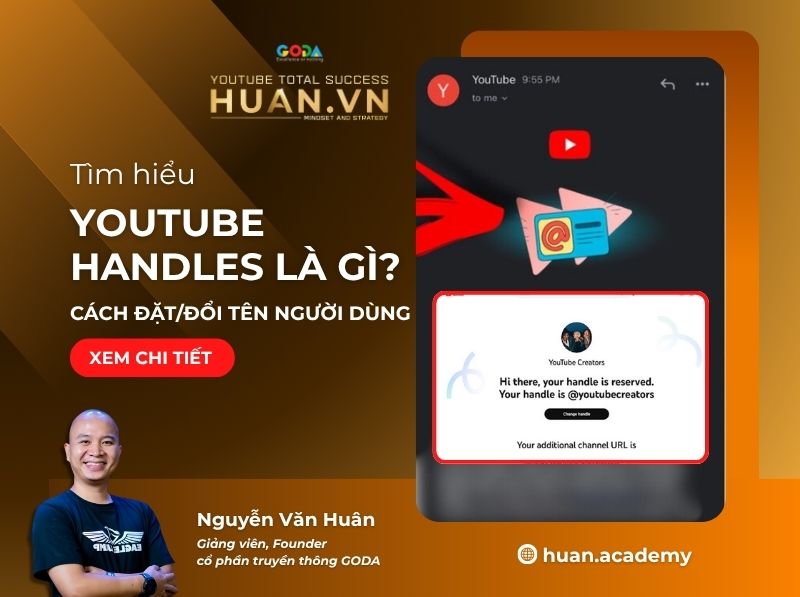 YouTube Handles Là Gì? Cách Đặt/Đổi Tên Người Dùng (Handles)